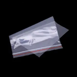 Özel şeffaf küçük fermuarlı çantalar plastik torba kilitli kilitli poşet