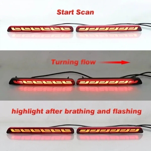 ไฟท้ายกันชนหลังแบบ LED สำหรับรถยนต์ฮอนด้า ZR-V ZRV CRV ปี 2022-2024 P7 S7 ปี 2025 พร้อมไฟเลี้ยวแบบไดนามิก ไฟเบรก และไฟสะท้อนแสง - Product Image 2