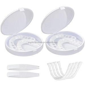 Sbiancamento dei denti prodotti superiore e inferiore falsi denti artificiali copertura impiallacciature protesi in silicone impiallacciatura denti livello di copertura - Product Image 6