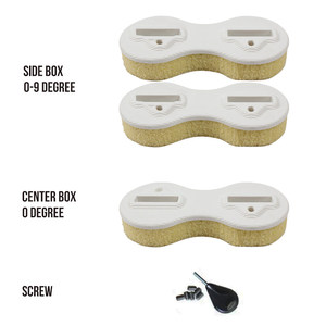 En gros 0 à 9 Degrés En Plastique Mousse Fusion Surf Fin Fente Boîte Planche De Surf Finbox <span class=keywords><strong>FCS</strong></span> Fins Plug - Product Image 2