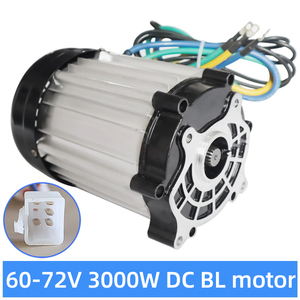 60-72v 고출력 <span class=keywords><strong>DC</strong></span> 브러시리스 모터 3000W 외부 18-치아 사각 웨이브 Dcbl 모터 수리 전기 세발 자전거, 지게차, 등 - Product Image 2