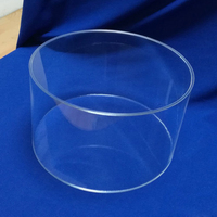 Individuelles durchsichtiges rundes Plexiglasrohr Acryl-Zylinderbehälter mit abnehmbarem Deckel