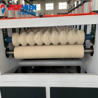 Línea de Producción Profesional Automática para Láminas de Techo de PVC Corrugado de Doble Capa, Tipo Ondulado