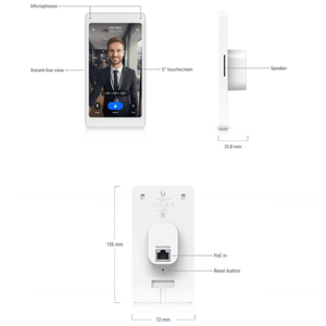 Monitor de Acceso Interior con Pantalla de Control para Intercomunicador Ubiquiti UniFi UA-Intercom-Viewer W1431 - Product Image 1