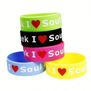 Bracelets en silicone personnalisés avec logo, bracelets en caoutchouc de silicone durables pour les événements - Product Image 5