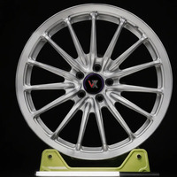 Jantes forgées monobloc VeroX, finition argent brossé, 18-24 pouces, 5x100 5x112 5x114.3 5x120, nouveau design concave pour Mercedes Audi JDM