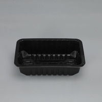 Jetable PP thermoscellage carte vide formant plateau à viande en plastique fruits viande plateaux alimentaires à emporter récipient alimentaire