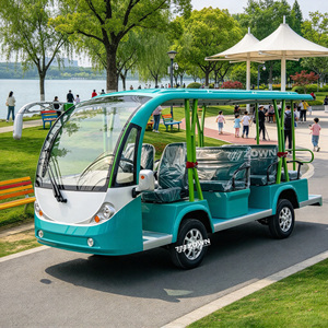 Bus de tourisme fermé résistant aux intempéries ZOWN, véhicule électrique confortable pour sites touristiques - Product Image 1