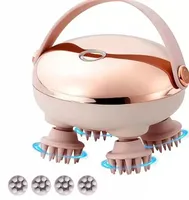 Masseur électrique pour le cuir chevelu, soins de santé, pour la relaxation du cou et du corps, massage par pétrissage, appareil vibrant, lumière rouge, nourrit les cheveux