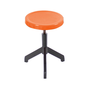 Sgabello rotante ruota gli sgabelli rotondi in plastica girevole in metallo girevole regolabile in altezza - Product Image 4