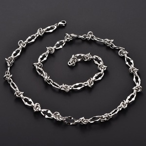 Collier ras du cou épais en acier inoxydable 8MM, chaîne à maillons, étanche, fait main, style punk, hip-hop, géométrique, pour homme, bijoux heavy metal - Product Image 5