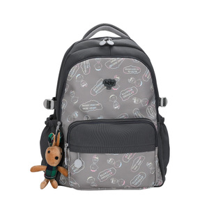 <b>Student</b> <b>Backpack</b> 18 In Large Capacity Casual Unisex For Leisure Travel With Interior Zipper Pocket - Product Image 5