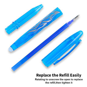 Bolígrafo de gel borrable de 0,7mm promocional al por mayor MoYi bolígrafo borrable de agua caliente <span class=keywords><strong>MoMo</strong></span> LE para papelería de oficina de Amazon - Product Image 3