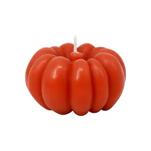 OEM Custom Home Decoration Holiday Mold Candle Paraffin Wax Soy Wax Blend Pumpkin Shaped Candle Scented Luxury