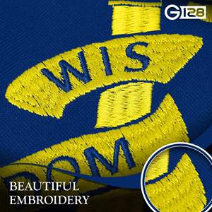 Bandera del estado de Georgia de 3x5 pies, poliéster hilado, diseño bordado, ojales de latón, para uso en interiores y exteriores - Product Image 4