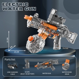 ปืนฉีดน้ำอัตโนมัติ KKNEW ขนาด 36 ซม. รุ่น <span class=keywords><strong>UMP45</strong></span> ปืนฉีดน้ำไฟฟ้า ดูดน้ำอัตโนมัติ ยิงต่อเนื่องได้ไกล 10 เมตร - Product Image 2