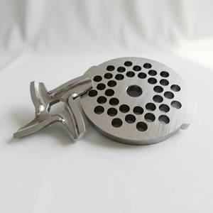 Kit de Repuesto para Picadora de Carne de Acero Inoxidable, Cuchilla con Orificio Hexagonal de 8.2 mm + Plato de 54 mm (Orificio de 5 mm) para <span class=keywords><strong>Moulinex</strong></span> HV Tefal - Product Image 2