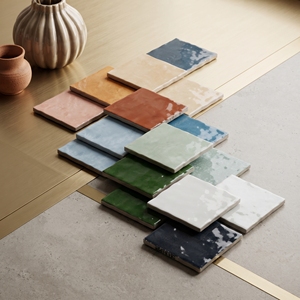 Baldosas de Porcelana Antideslizantes Zellige de Alto Brillo 100x100mm para Uso Interior y Exterior en Salas de Estar - Product Image 4