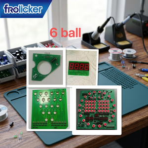 Offre Spéciale : Kit PCB pour Machine de Flipper à 6 Billes, Version Anglaise, Jeu d'Intérieur à Monnayeur pour Adultes, Robuste et Compact, Prise US 110V/220V - Product Image 3