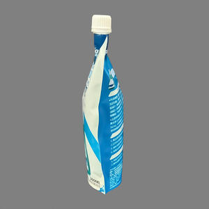 Pochette Doypack PE 300 ml avec impression par gravure, anti-fuite, refermable, avec bec verseur, pour le stockage de liquide désinfectant - Product Image 4