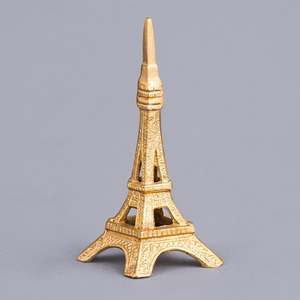 Escultura de la Torre Eiffel, Monumento Dorado para Mesa, Artesanía de Moda, Centro de Mesa Metálico para Hogar, Oficina, Sala de Estar - Product Image 1