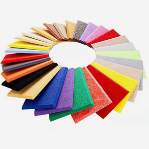 Panneau acoustique en <span class=keywords><strong>laine</strong></span> <span class=keywords><strong>de</strong></span> <span class=keywords><strong>bois</strong></span> et fibre <span class=keywords><strong>de</strong></span> polyester, panneau insonorisant, insonorisation pour cinémas, KTV, maternelles, matériau décoratif silencieux - Product Image 2