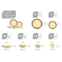 Vaisselle Japonaise Vaisselle en Grès Jaune, Bol, Assiettes, Vaisselle en Céramique, Ensembles de Vaisselle pour la Maison et la Cuisine, Vente en Gros
