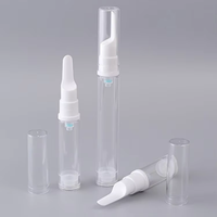 Flacon pompe airless à bec de canard pour crème visage 5ml 10ml 15ml, portable pour voyage