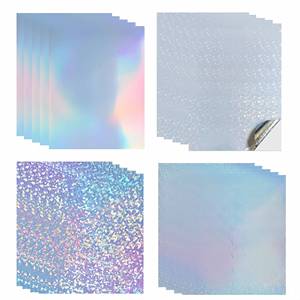 <span class=keywords><strong>A4</strong></span> Kích Thước Đầy Đủ Tấm Holographic Vinyl Tự Dính Không Thấm Nước Có thể In Sticker Giấy Cho Máy In Phun In Ấn Bao Bì Nhãn - Product Image 2