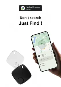 Mini Rastreador de Billetera Antipérdida, Rastreador Inteligente Inalámbrico Mundial, Etiqueta Localizadora de Llaves, Compatible con IOS y Google Dual - Product Image 3