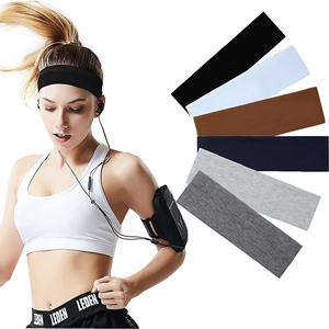 Bandas Elásticas para el Cabello al por Mayor para Yoga y Ejercicio, Bandas Elásticas Antideslizantes de Color Sólido para Mujer - Product Image 1