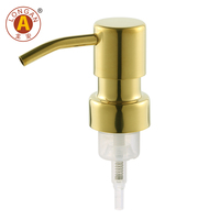 Pompe moussante en acier inoxydable 304, bouchon à vis 28 mm, conception anti-éclaboussures, débit 1cc/2cc pour savon liquide et shampoing