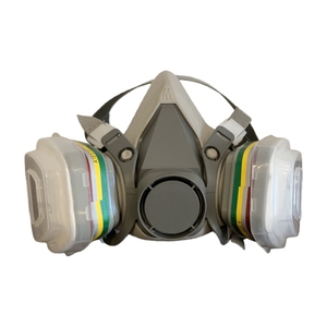 Respirador de Media Cara con Doble Filtro, Máscara de Gas Industrial para Gases Tóxicos y Químicos - Product Image 1