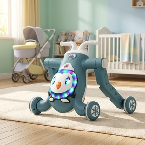 Andador para Bebés Tres en Uno, Carrito de Juguete Plegable, Venta Directa de Fábrica, Andador Multifuncional para Bebés de 1 a 3 Años - Product Image 2