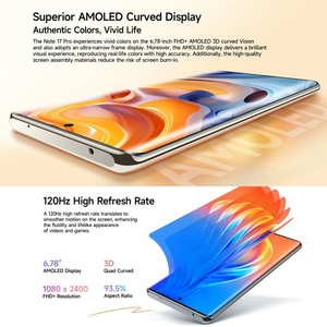 Smartphone de bajo precio Original Ulefone Note 17 Pro 12GB+256GB 6.78 Pulgadas Android 13 MediaTek Cámara de 108MP Teléfonos Móviles - Product Image 5