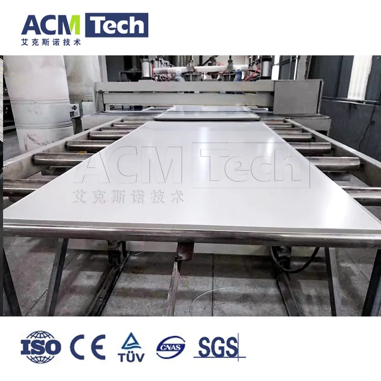 Máquina de fabricación de tableros de espuma de PVC, línea de producción de láminas de Wpc, gran oferta de ACMTECH