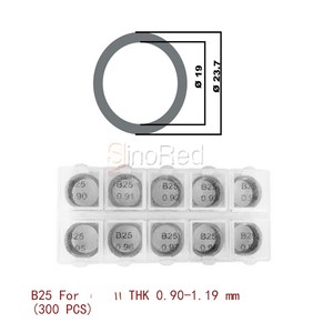 <span class=keywords><strong>Berserk</strong></span> - Juego de 300 Separadores Ajustables B25 para Inyectores Diésel THK de 0.90-1.19 mm - Product Image 4