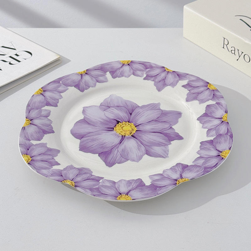 Purple-Dessert plate