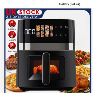 Approvisionnement direct usine : Friteuse <span class=keywords><strong>à</strong></span> air intelligente grande capacité 1350W, norme américaine, commande tactile, haute puissance, pour la maison - Product Image 2