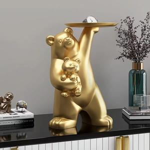 2022หมีขั้วโลกห้องนั่งเล่นตกแต่งบ้านอุปกรณ์เสริมติดกับทีวีตู้พาเลทระเบียงบ้านที่อยู่อาศัยใหม่ - Product Image 4