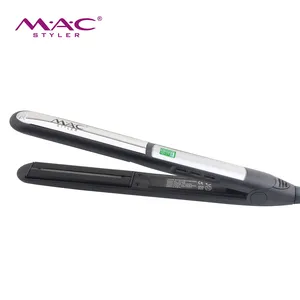 MAC Styler Ceramic Glaze PTC Heating Flat Iron Narrow Plate Portable Infrared Hair Straightener