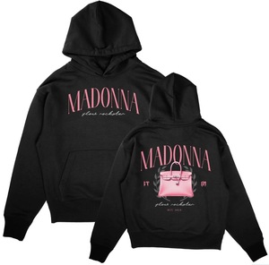 Sudadera con Capucha Gráfica de Metal Negro, 100% Algodón, Corte Regular, Bolsillo Frontal Estampado, Ropa de Otoño - Product Image 3