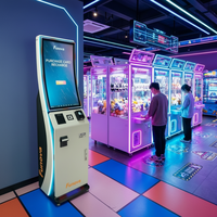 Tout nouveau distributeur automatique de billets de carte de membre d'arcade de kiosque de libre-service pour le parc d'attractions de terrain de jeu