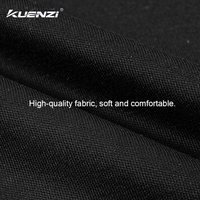 T-shirts personnalisés Kuenzi, coupe classique, 50,61 % coton, 42,07 % polyester, 7,32 % élasthanne, 260 GSM, doux, respirants, pour hommes
