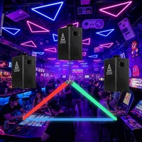 Système de levage de lumière cinétique triangulaire DMX512 avec treuil motorisé pour éclairage de scène pour discothèque DJ