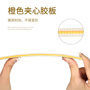 Lima de uñas Paje en tiras, grano 100/180, doble cara, para uso en salón - Product Image 4