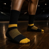 Chaussettes de sport pour hommes avec bande de soutien de la voûte plantaire, idéales pour le football sur gazon artificiel - Programme Club Supply