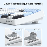 Clavier mécanique AULA S100 PRO, nouveau, 99 touches, rétroéclairage RVB, plastique, hot-swap, trois modes, 2.4G, USB C, ergonomique, pour ordinateur de bureau