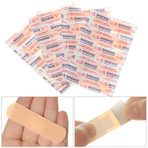 Cor da pele PE impermeável Primeiros Socorros Bandagem Adesiva Respirável Gesso Band Aid