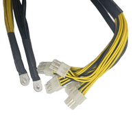 Cable de alimentación de computadora multiinterfaz: cable conector PSU de alto rendimiento con múltiples conectores SATA y Molex